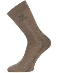 Lasting WLS merino ponožky – hnědé