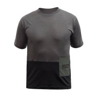 FRESH TRASH MEN´S, Lite merino pocket jersey olive green/black