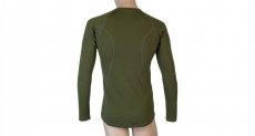 Sensor Merino Double Face pánské tričko dlouhý rukáv camp safari green