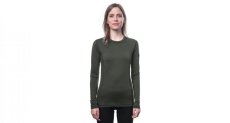 Sensor Merino Air dámské triko dlouhý rukáv, olive green