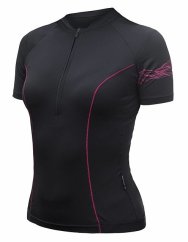 Sensor Cyklo Coolmax Entry dámský dres krátký rukáv true black