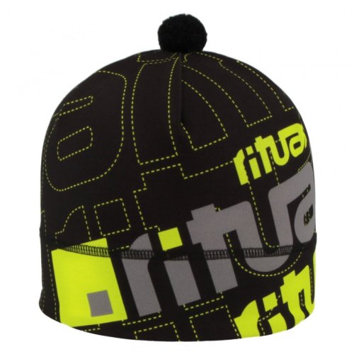 Rituall čepice Stelvio RITUALL, černá/zelená