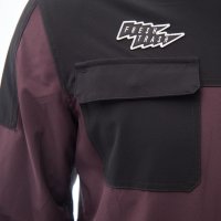 FRESH TRASH MEN´S, Rider long sleeve shirt wine red/black