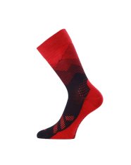 Lasting FWO merino ponožky červená