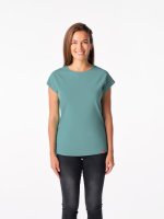 CityZen ALTA dámské bavlněné tričko s kimonovým rukávem, minerálně modré