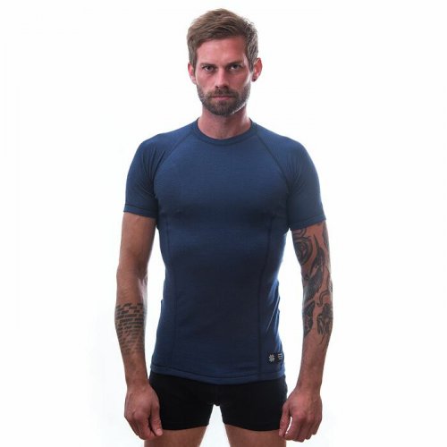 Sensor Merino Double Face pánské tričko krátký rukáv