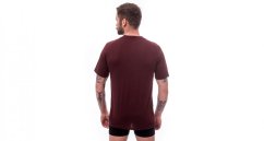 Sensor Merino Air PT pánské triko krátký rukáv, Summit, port red