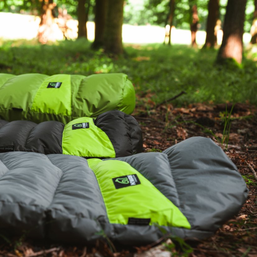 KWAK Spací pytel Ultralight Fresh Pipa FI185, černá, levý zip