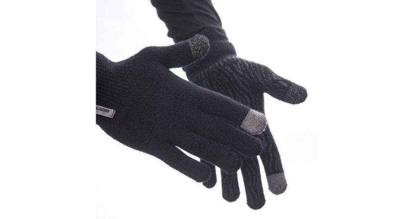 Sensor Merino rukavice černá - Velikost: S-M