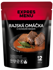 Expres menu Rajská omáčka s hovězím masem 600g