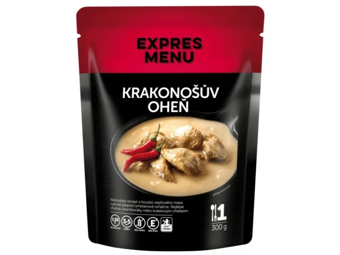 Expres menu Krakonošov oheň 1 porcia 300g