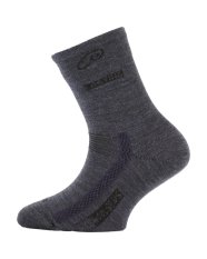 Lasting TJS detské merino ponožky, tmavosivé