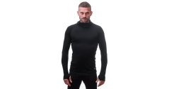 Sensor Merino DF pánské triko dl.rukáv s kapucňou Čierna