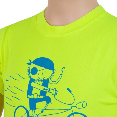 Sensor Coolmax Fresh PT Pirate Dětské triko s krátkým rukávem reflex. žlutá