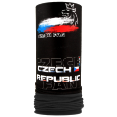 Rituall Nákrčník s flisem CZECH FAN, černá