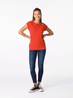CityZen ALTA dámské bavlněné tričko s kimonovým rukávem, ohnivě oranžové