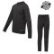 Sensor Merino active set dětský triko dl.rukáv + spodky černá