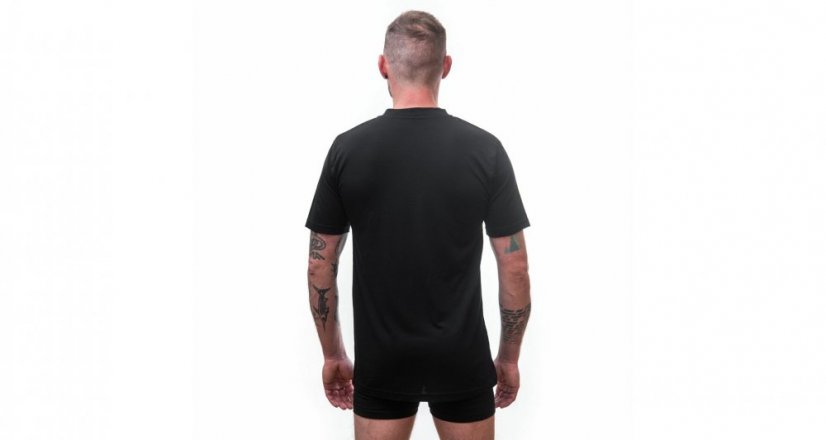 Sensor Coolmax Fresh PT Mountains pánské tričko krátký rukáv černá