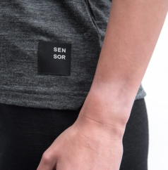 Sensor Merino Lite – dámské triko kr. rukáv, anthracite gray