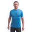 Sensor Merino Active Relief – pánské triko kr. rukáv, modrá