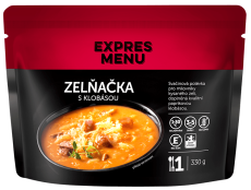 Expres menu Zelňačka s klobásou 1 porce 330g