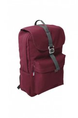 Doldy Městský batoh DEE BAG FLAP 18l vínová