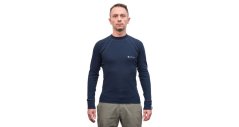 Sensor Double Face pánske tričko s dlhým rukávom, Deep blue