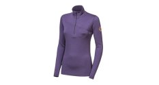 Sensor Merino Extreme Up dámská mikina dl. rukáv zip grape purple