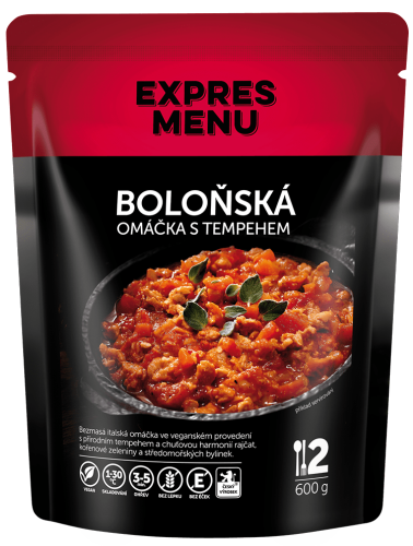 Expres menu Boloňská omáčka s tempenem 2 porce 600g
