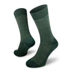 Northman Skagen Merino společenské ponožky, zelené