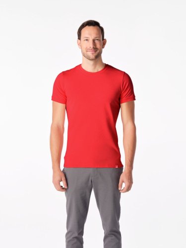 CityZen Davos pánské tričko slim fit červené