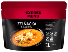 Expres menu Zelňačka s klobásou 1 porce 330g
