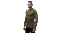 Sensor Merino Active pánske tričko s dlhým rukávom, Safari