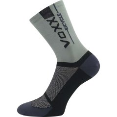 VoXX ponožky cyklistické STELVIO sportovní tm. šedá