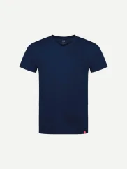 CityZen Bondy pánské bavlněné triko kr. rukáv, výstřih do V, Navy