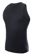 Sensor Merino Air pánské triko bez rukávu, černé
