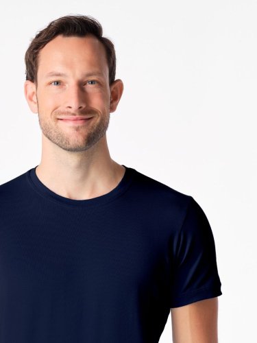 CityZen Davos pánské tričko slim fit navy