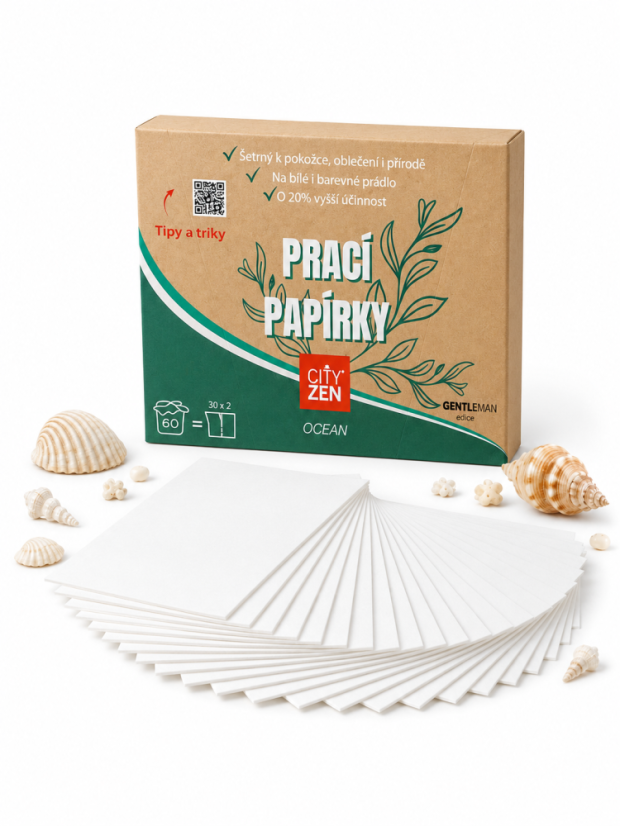 CityZen GENTLEMAN Prací papírky 30 ks
