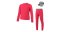 Sensor Merino Air dětské spodky set tričko+spodky magenta