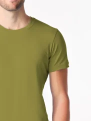CityZen Davos pánské tričko slim fit olivové