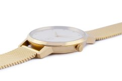 BeWooden Diamond Aurum Watch: dámske hodinky s kovovým remienkom
