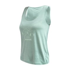 Sensor Merino Air Say Yes – dámské triko bez rukávu, basil green