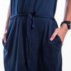 Sensor Merino active Dámské turistické šaty krátký rukáv Deep blue
