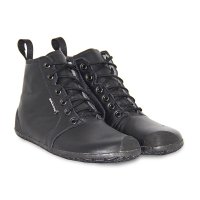Saltic Barefoot boty Vintero Nappa zimní, unisex,  černé