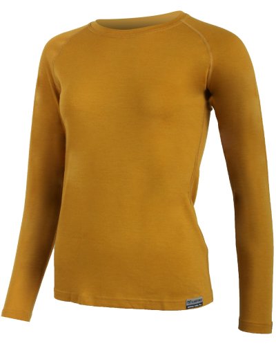 Lasting ATILA dámske merino tričko, horčicová