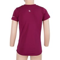 Sensor Coolmax Fresh PT Camp Dětské triko s krátkým rukávem vínová