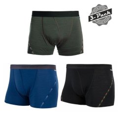 Sensor Merino Air pánské 3-pack trenky černá/tmavě modrá/olive