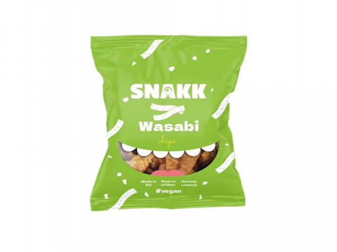 Snakk Chipsy 50g Wasabi