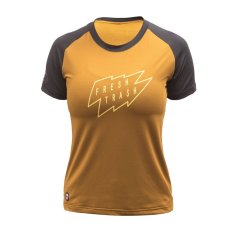 FRESH TRASH WOMEN´S, Horizon short sleeve tee golden/black