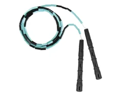 Švihej sportovní švihadlo Katana rope korálkové - korálky černá/mint rukojeť černá